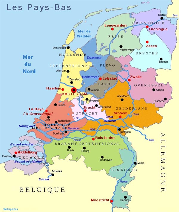 rotterdam carte hollande - Image