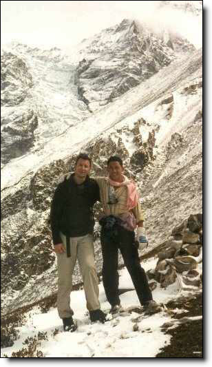 Avec le guide Kaze à 4550 m