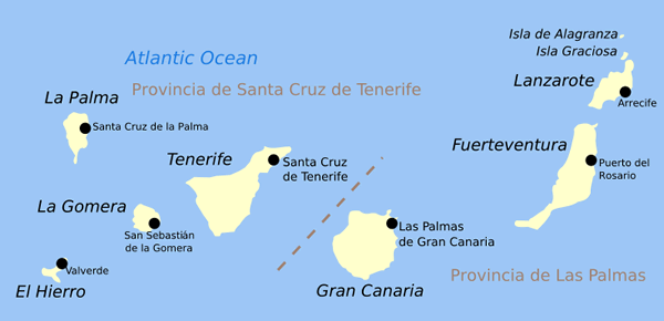 Îles Canaries Atlas