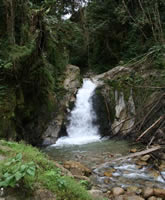 Aguas Calientes - Cascade du jardin de Mandor