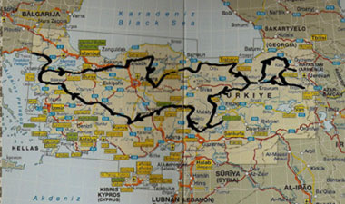 Carte du circuit effectué