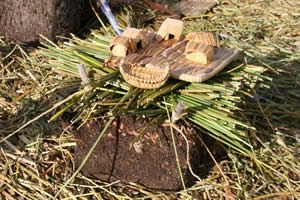 Iles des Uros - Maquette d'une île