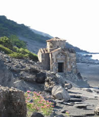 L'église d'Agia Pavlos, lieu où aurait débarqué St Paul