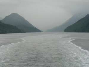 Vue du bateau