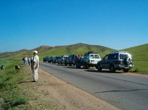 Sur la route