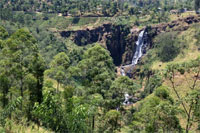 Route vers Nuwara Eliya - Devon Falls