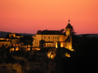 Château vu de nuit