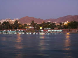 restaurants du bord de mer d'Aqaba