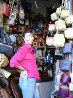 Bénédicte au marché