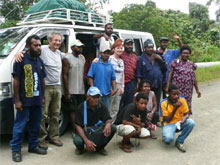 Photo de groupe à Madang
