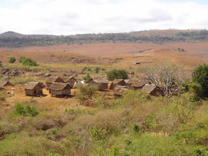 un village dans la brousse