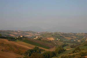 vue sur la campagne italienne