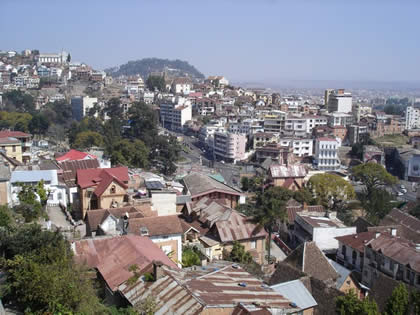 Vue sur la ville de Tana