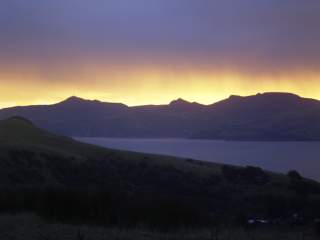 Coucher de soleil Otago