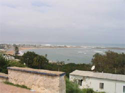 Vue sur la mer d'Oualidia