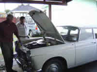 Réparation de la Peugeot 404