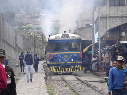 Le train d'Aguas Caliente