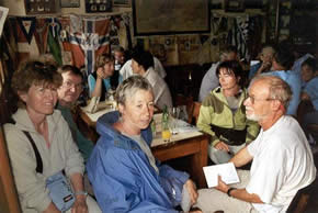 Une pause méritée au Peter Cafe Sport