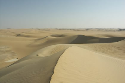 les dunes de sable