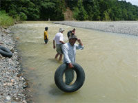 la rivière Warangoi