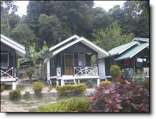 Notre habitation sur l'ile de Perhentian 