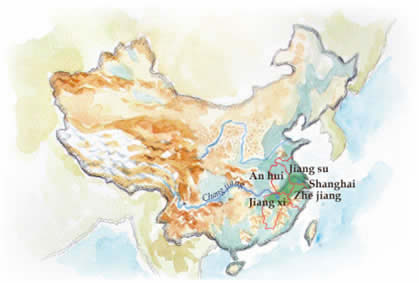 Carte Chine