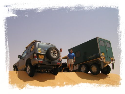 Le Pajero et le Pinzgauer 6x6 de Roland