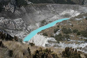 Cordillère blanche - Le lac Artesoncocha