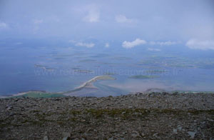 Vue depuis le Croagh Patrick