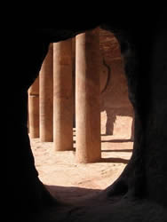 tombes royales vue de l'intérieure