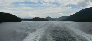 Vue du bateau