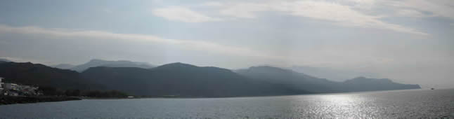 Panorama du bord de mer