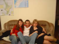 Pierre-Bernard avec les filles