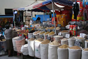Arequipa - Les céréales au marché