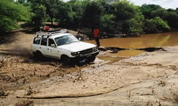 Traversée de la voiture