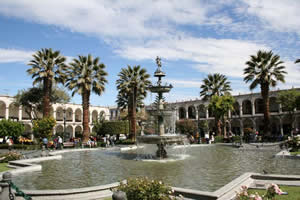 Arequipa - La place d'Armes