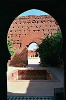 cour centrale et  la Kasbah