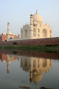 Arrière du Taj Mahal