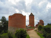 Tour de brique rouge