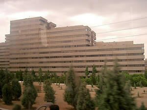 le ciel orageux de teheran
