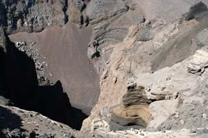 Cratère du volcan Hoyo Negro