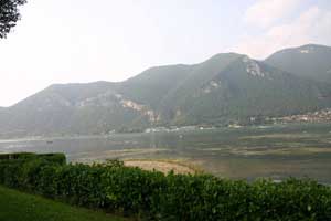 vue sur le lac d'Iseo