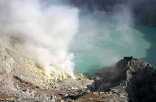 Lac du kawah ijen