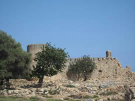 Le fort qui protège Loutro