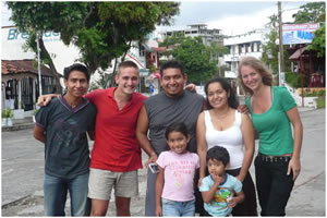 Jusqu´à Puerto Escondido avec la famille d’Hector.