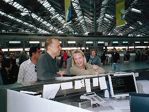 enregistrement aéroport