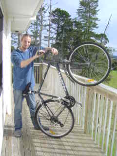 Julien et son vélo