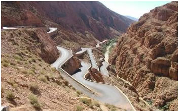 routes des gorges de Dadès