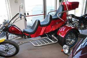 un trike rouge