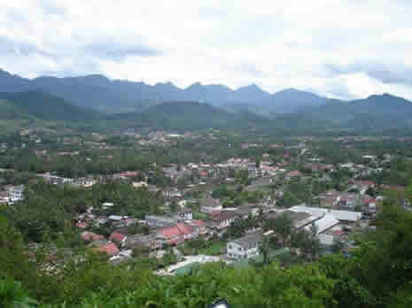 Vue de Luang Prabang